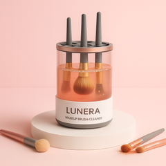LUNERA™ Automatic Makeup Brush Cleaner – Deep Clean in Seconds
