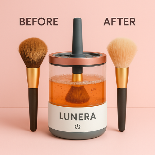 LUNERA™ Automatic Makeup Brush Cleaner – Deep Clean in Seconds